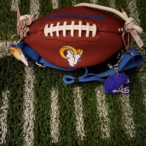 Football-Themed Rams purse